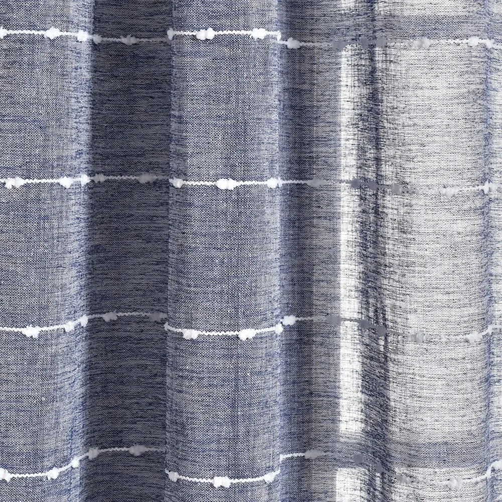Lush Decor Farmhouse Textured Sheer 84